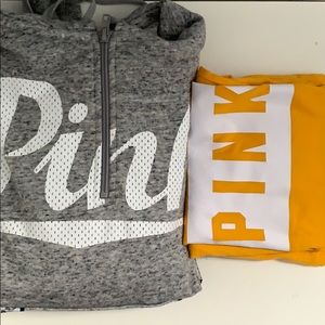 PINK half zip AND PINK tshirt INCLUDED